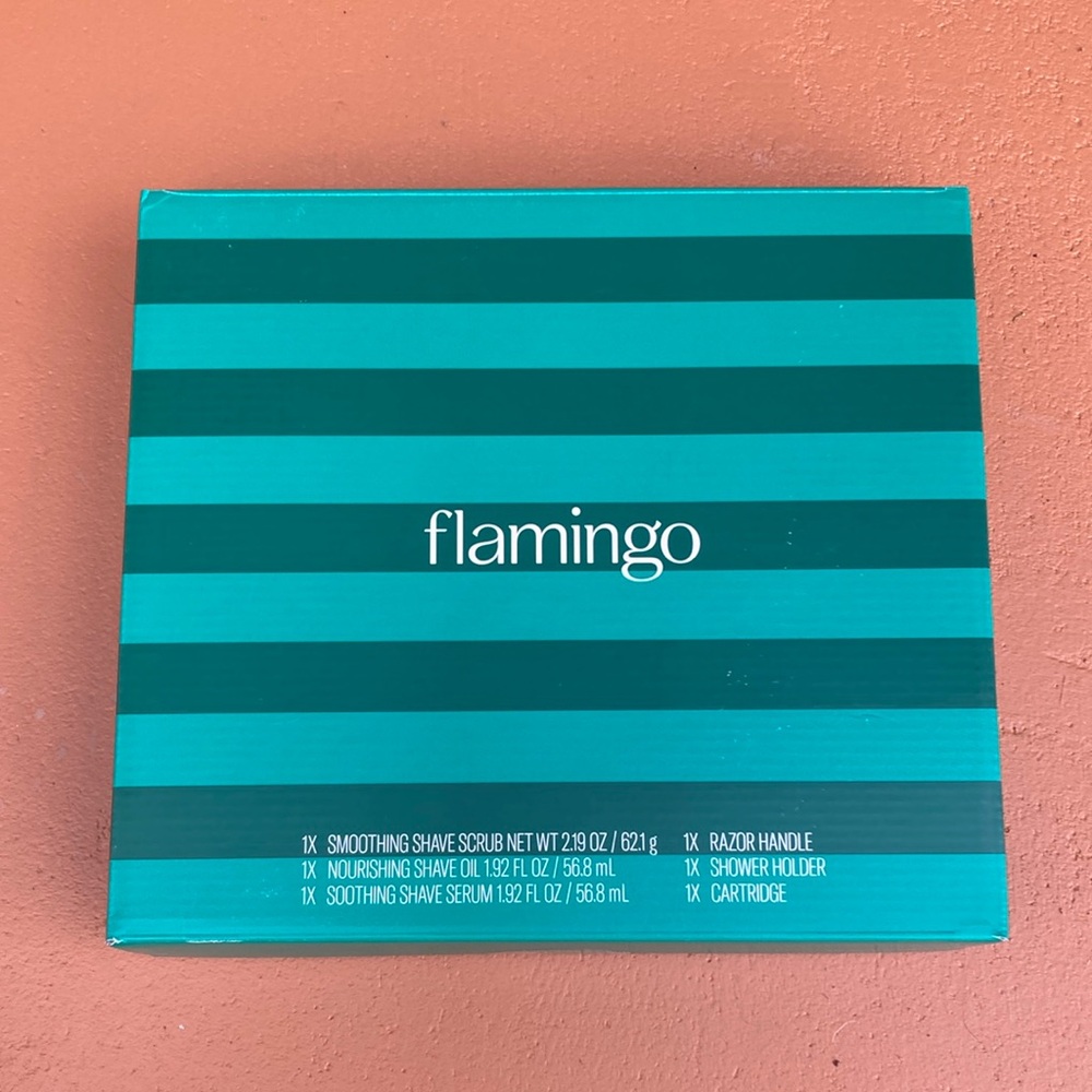 Flamingo Evergreen Shave Set